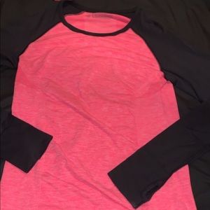 Victoria’s Secret Pink and Black Long Sleeve